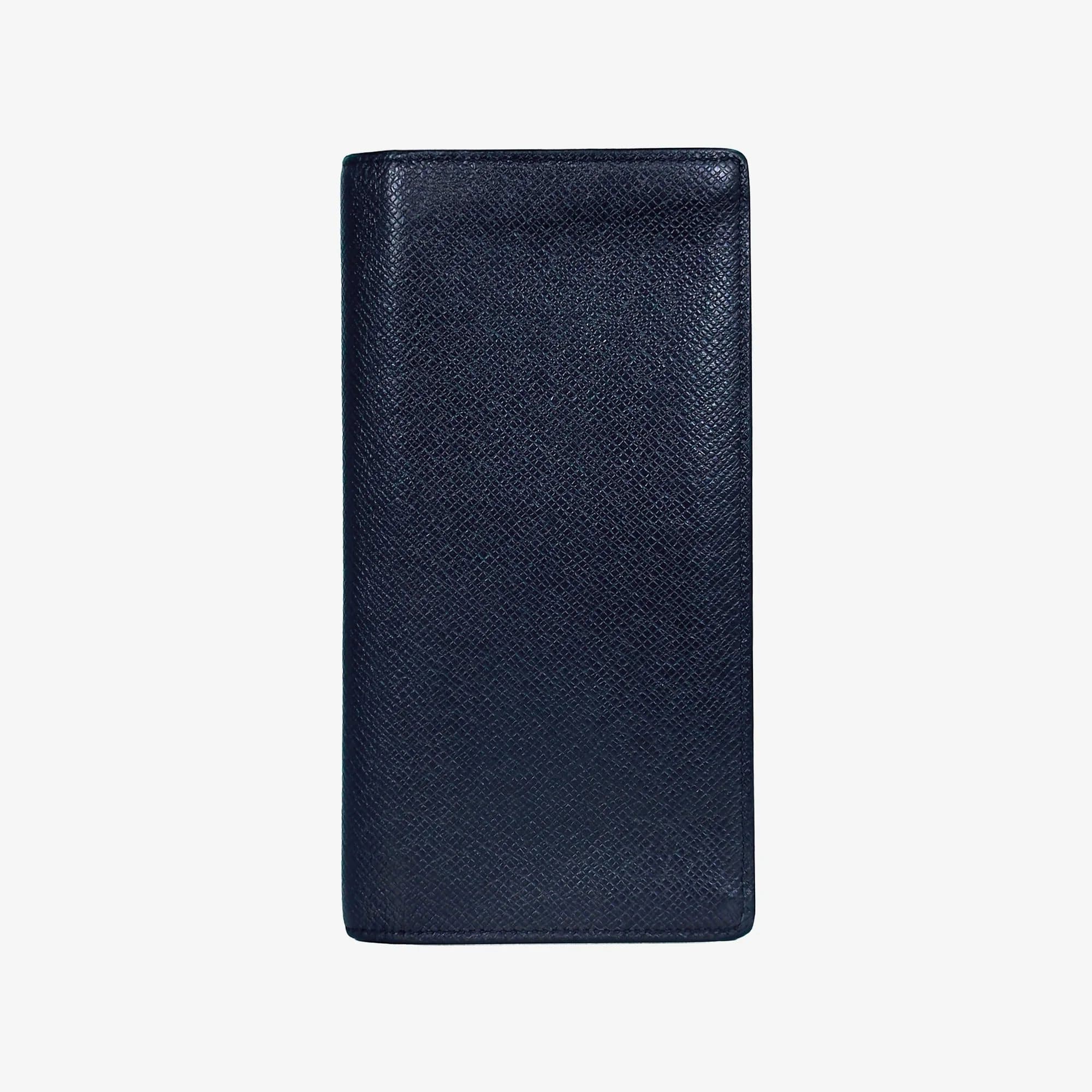 LOUIS VUITTON 루이비통 브라짜 장지갑 네이비