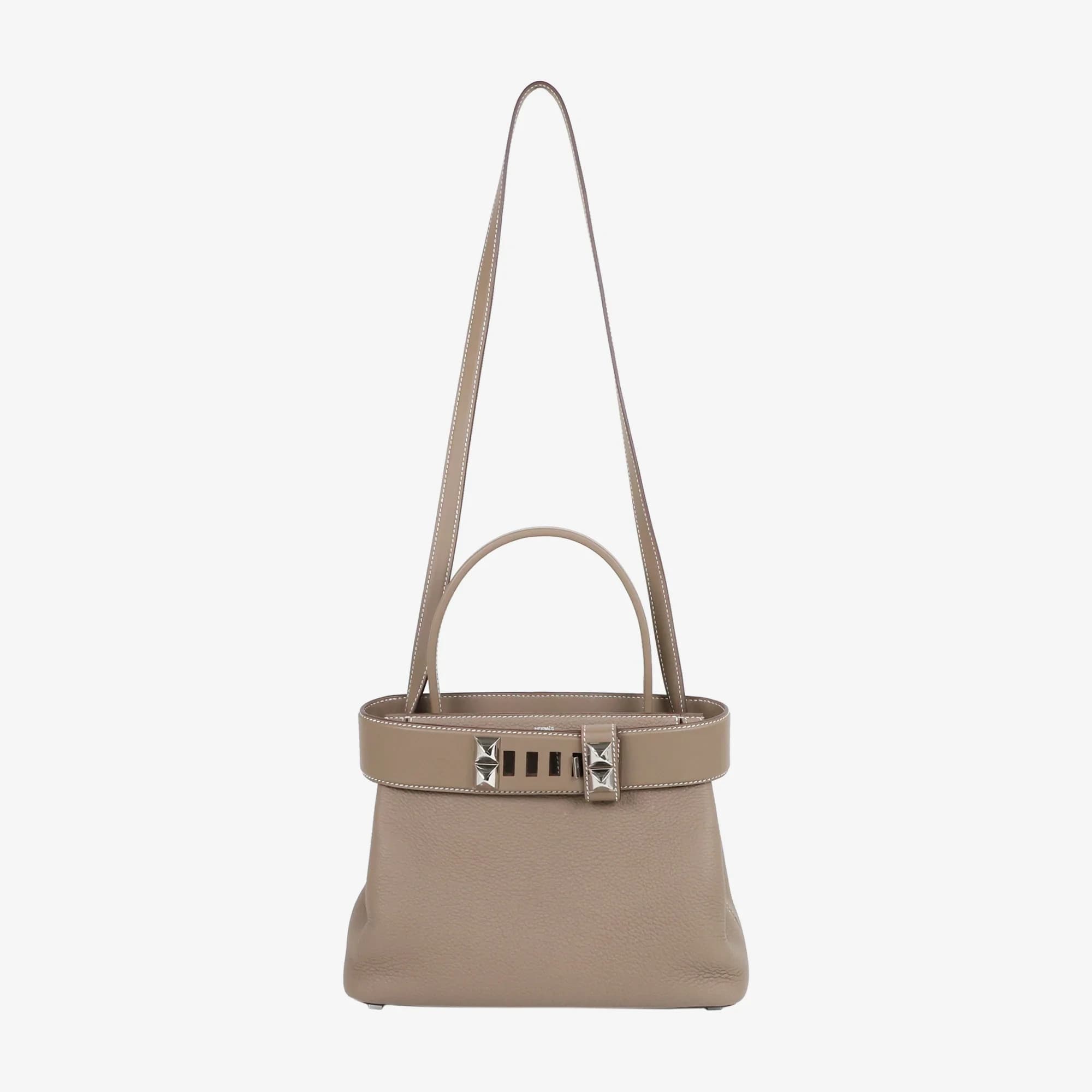 HERMÈS 에르메스 메도르 클루 27 에토프 은장 브라운