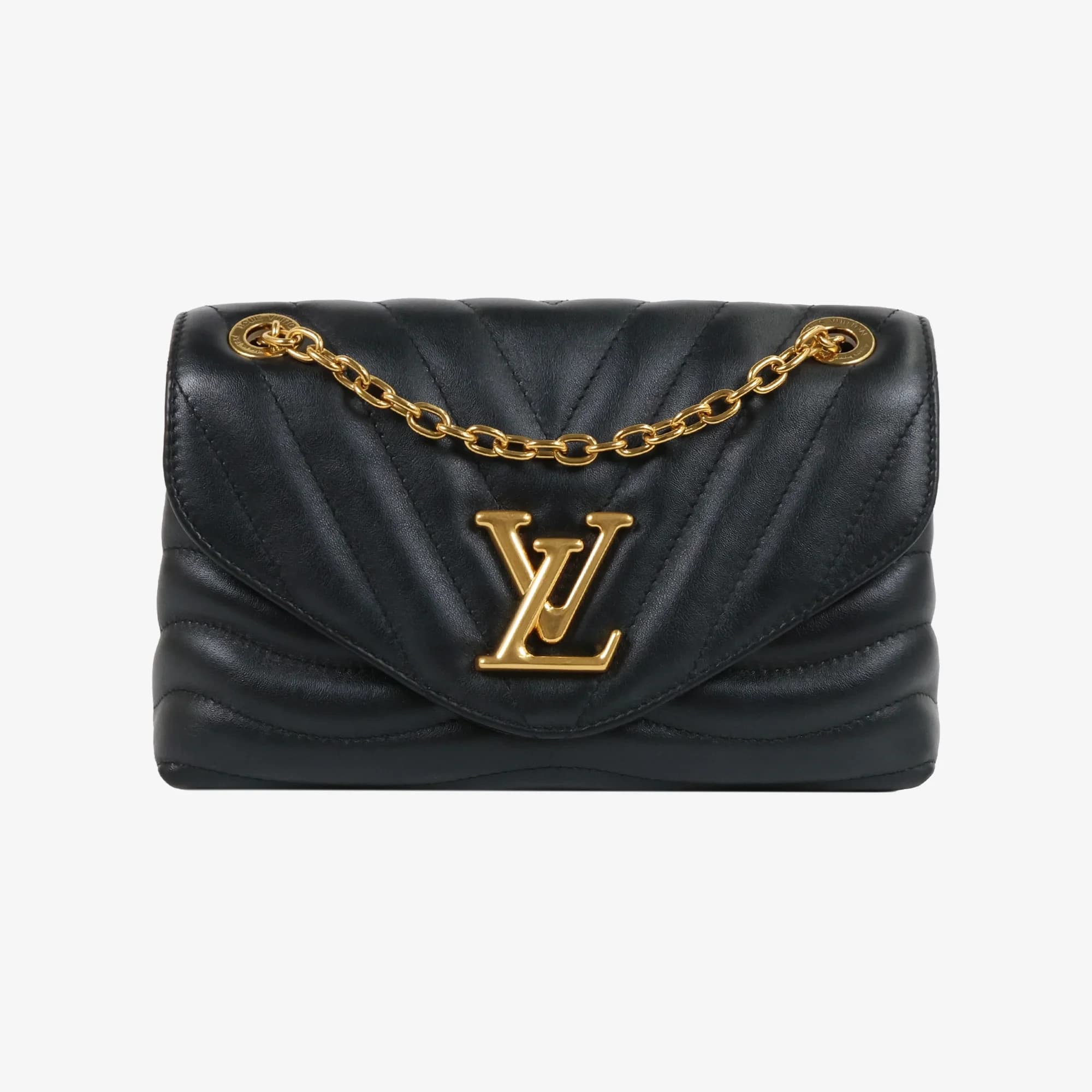 LOUIS VUITTON 루이비통 뉴 웨이브 체인 백 MM 블랙