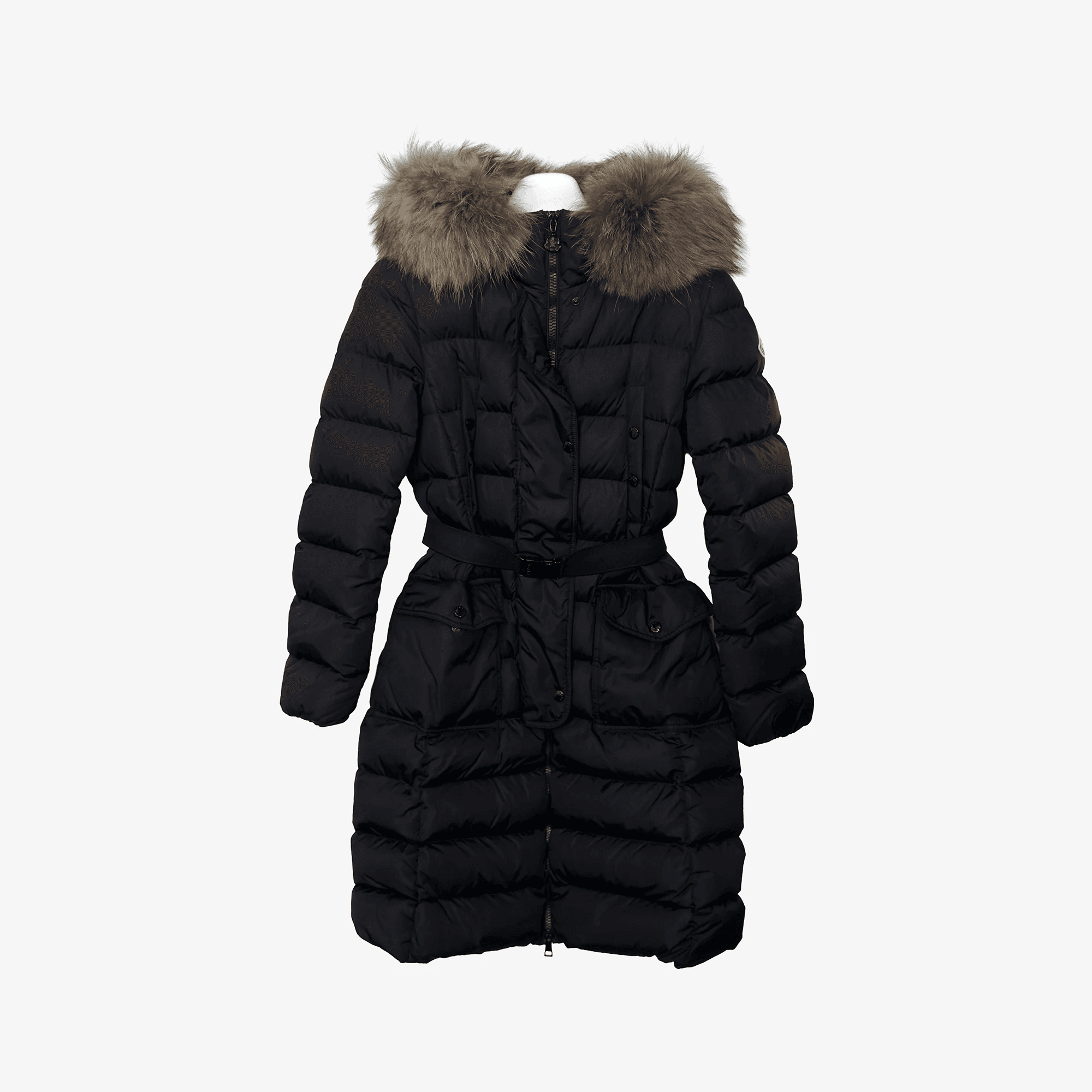 MONCLER 몽클레어 클로에 다운 롱패딩 블랙 2
