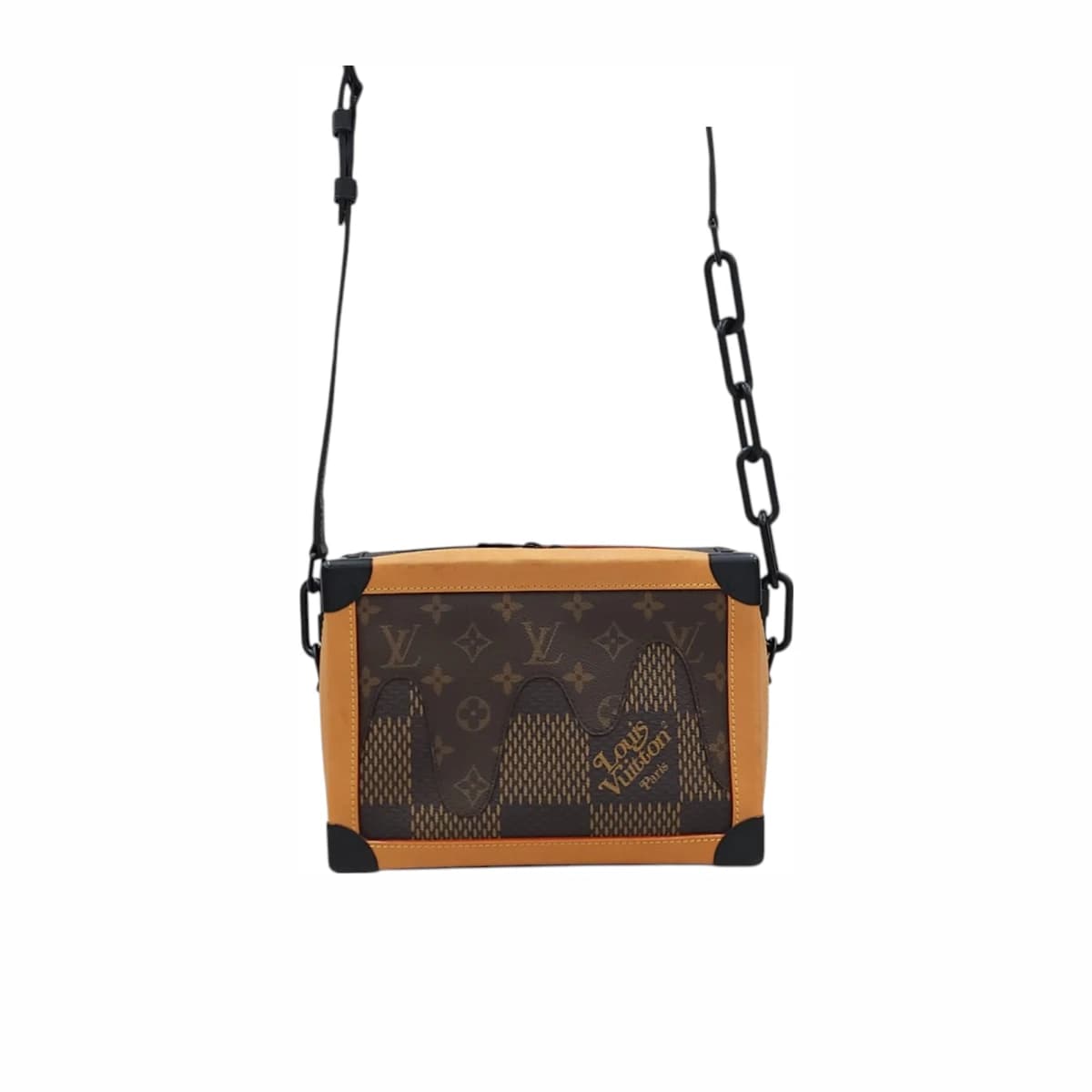LOUIS VUITTON 루이비통 X 니고 한정판 모노그램 소프트 트렁크 메신저백