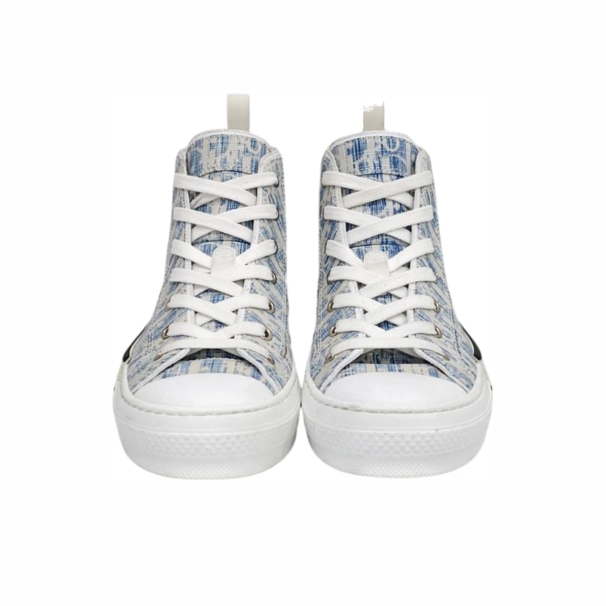 DIOR 디올 B23 블루 오블리크 카스리 하이 스니커즈 38