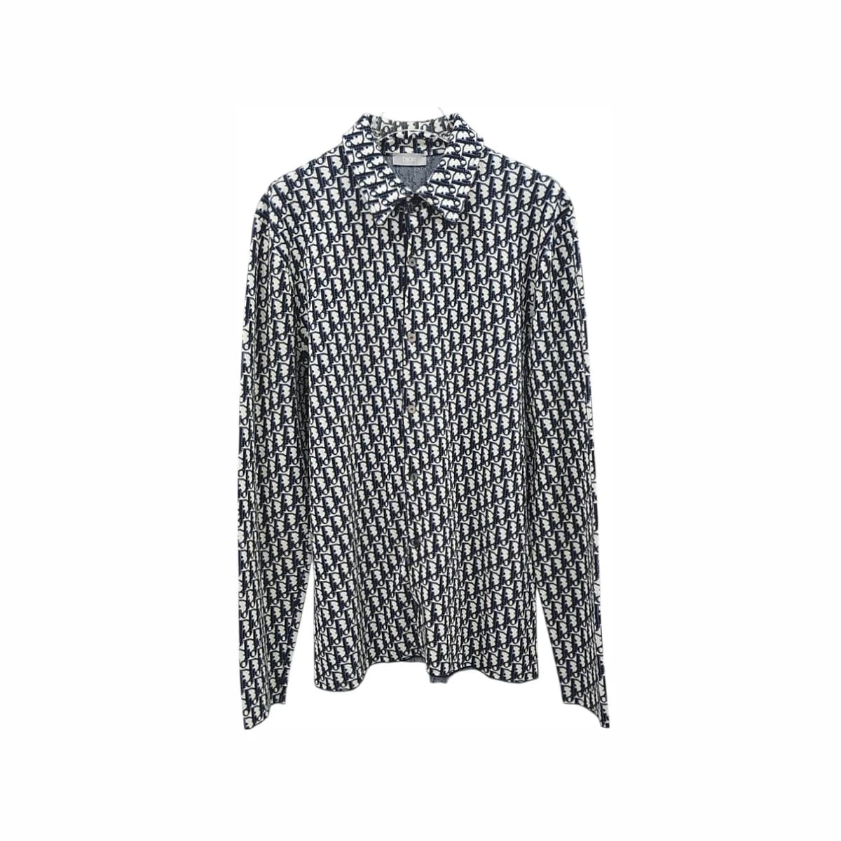 DIOR 디올 오블리크 자카드 니트 셔츠 M