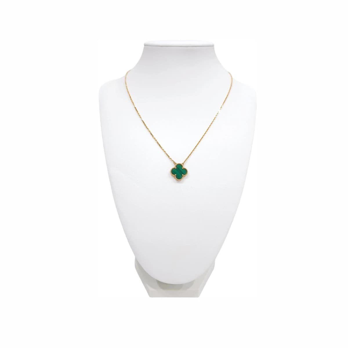 VAN CLEEF & ARPELS 반클리프 빈티지 알함브라 말라카이트 목걸이