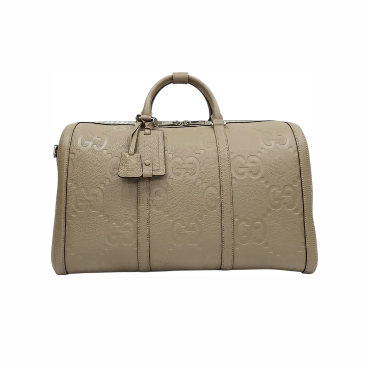 GUCCI 구찌 점보 GG 스몰 레더 더플백 토프