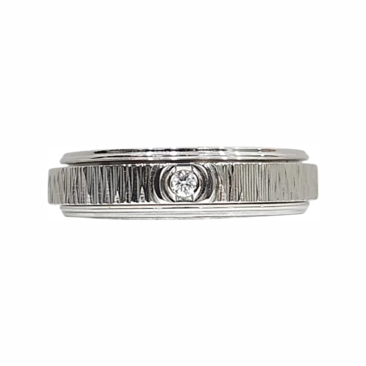 PIAGET 피아제 다이아 1P 포제션링 18K 화이트골드 51호