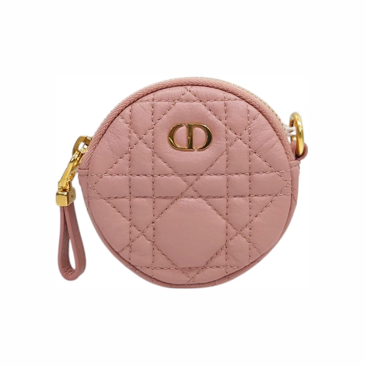 DIOR 디올 카로 파우치 디테쳐블 코인지갑 딥누드