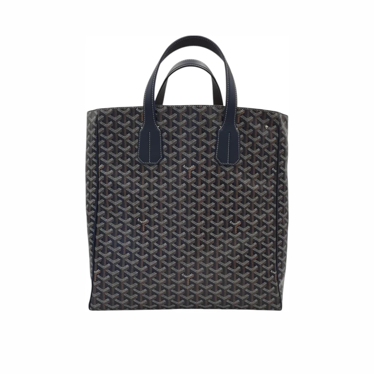 GOYARD 고야드 네이비 컬러 볼테르 토트백 가죽