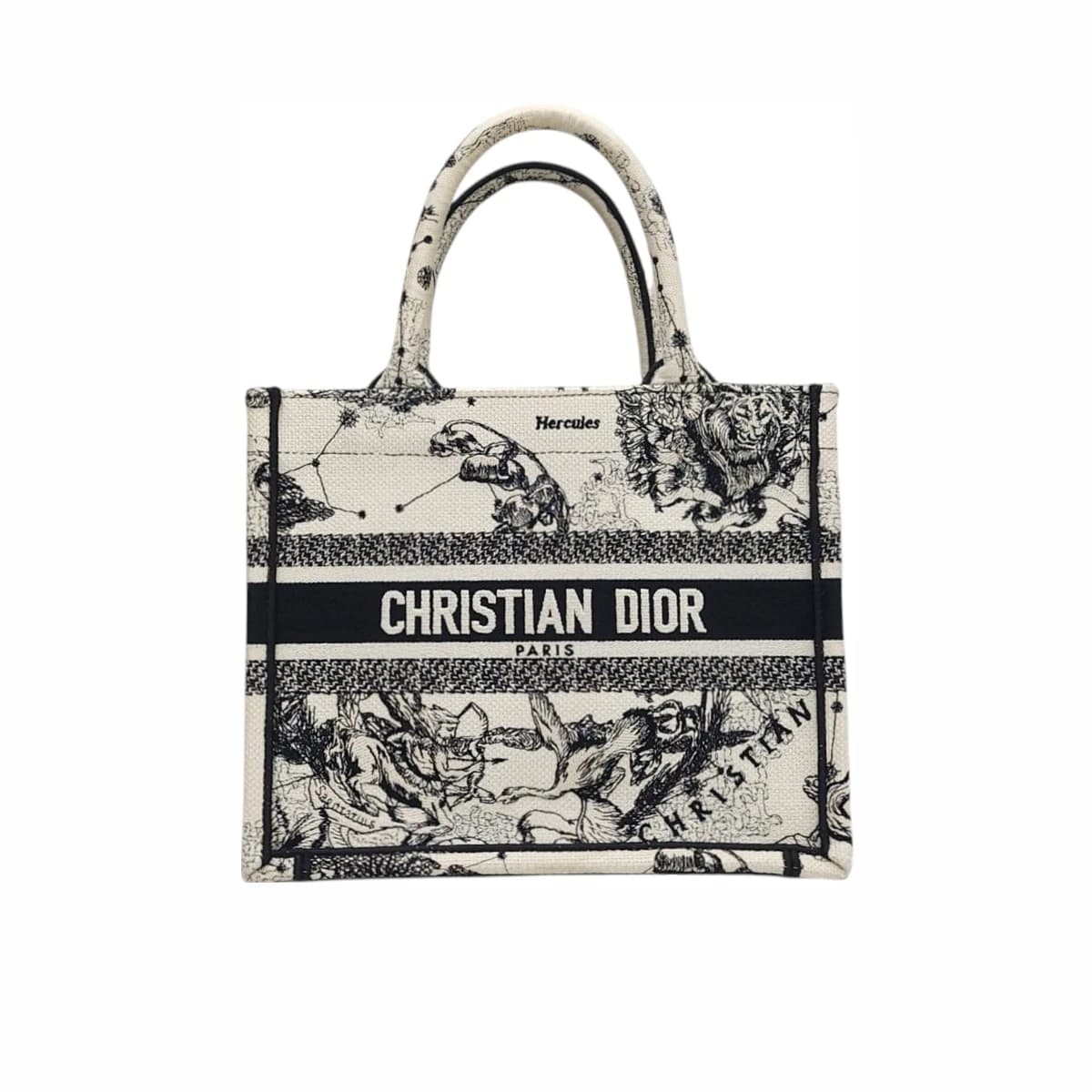 DIOR 디올 스몰 북토트백 트왈드 주이 조디악