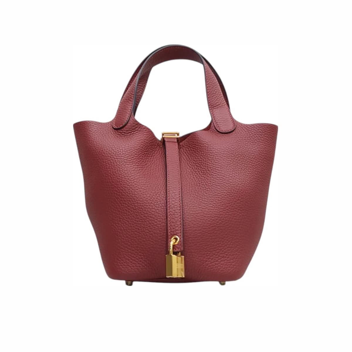 HERMÈS 에르메스 피코탄 18 클레망스 팔라듐 루즈 아쉬 W각인