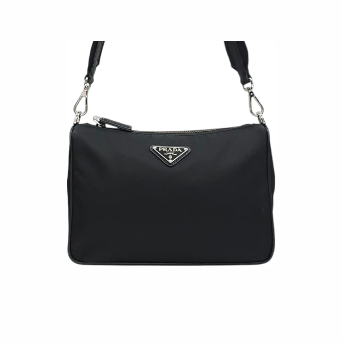 PRADA 프라다 리나일론 사피아노 파우치 크로스백