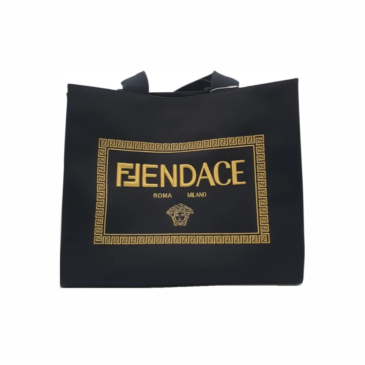 FENDI 펜디 X 베르사체 펜다체 라지 토트 숄더백