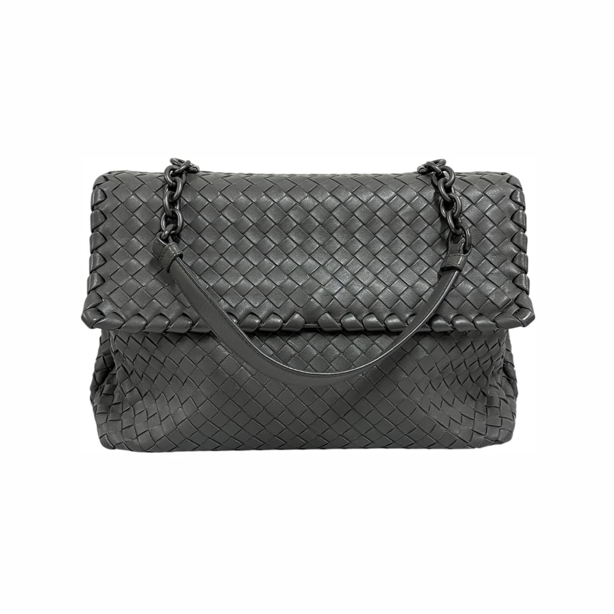 BOTTEGA VENETA 보테가베네타 인트레치아토 플랩 체인 숄더백