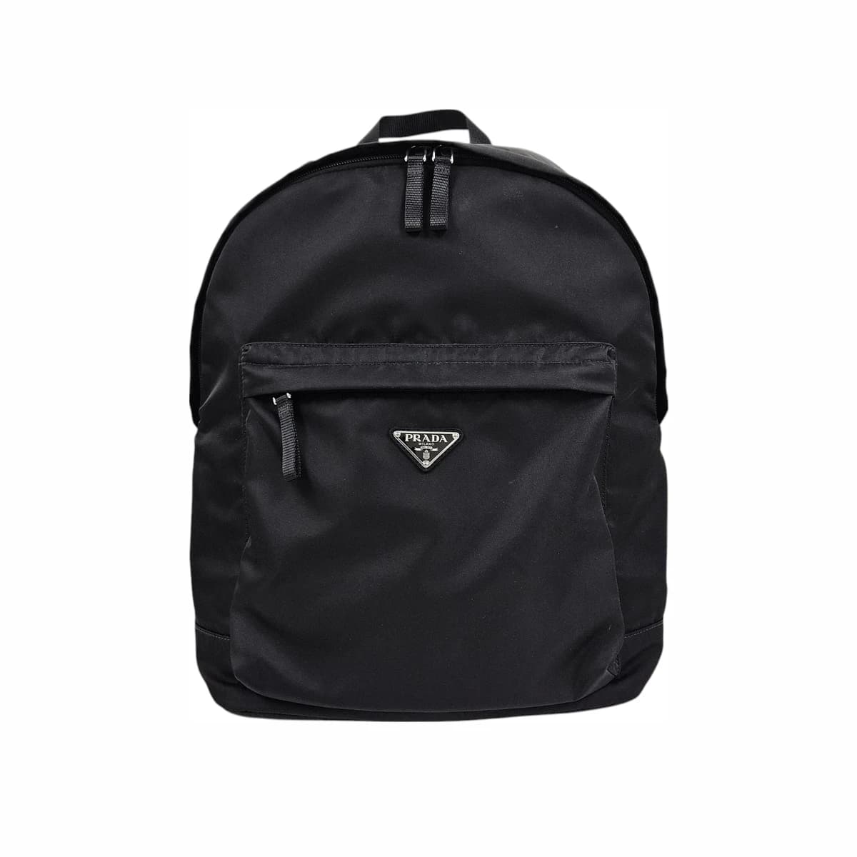 PRADA 프라다 블랙 나일론 삼각 로고 백팩