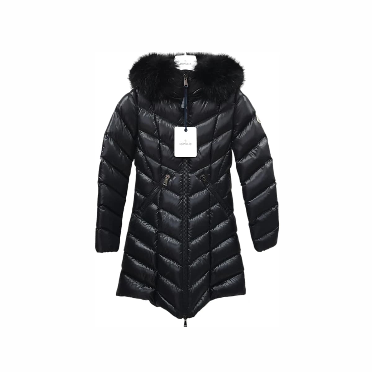 MONCLER 몽클레어 풀 마러스트리밍 후드 롱다운 패딩 00