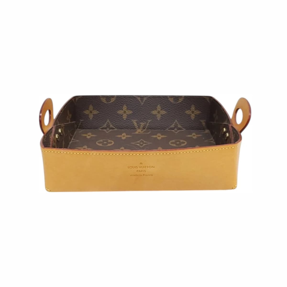 LOUIS VUITTON 루이비통 모노그램 비드 포쉬 가죽 트레이