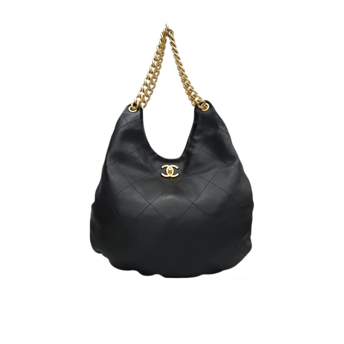 CHANEL 샤넬 26C 크루즈 레더 맥시 호보백 내장칩