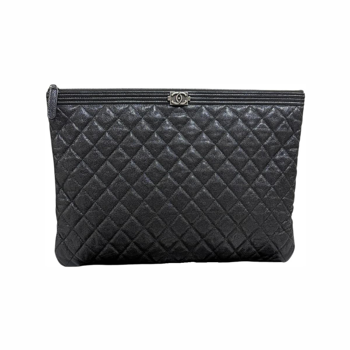 CHANEL 샤넬 블랙 보이 클러치백