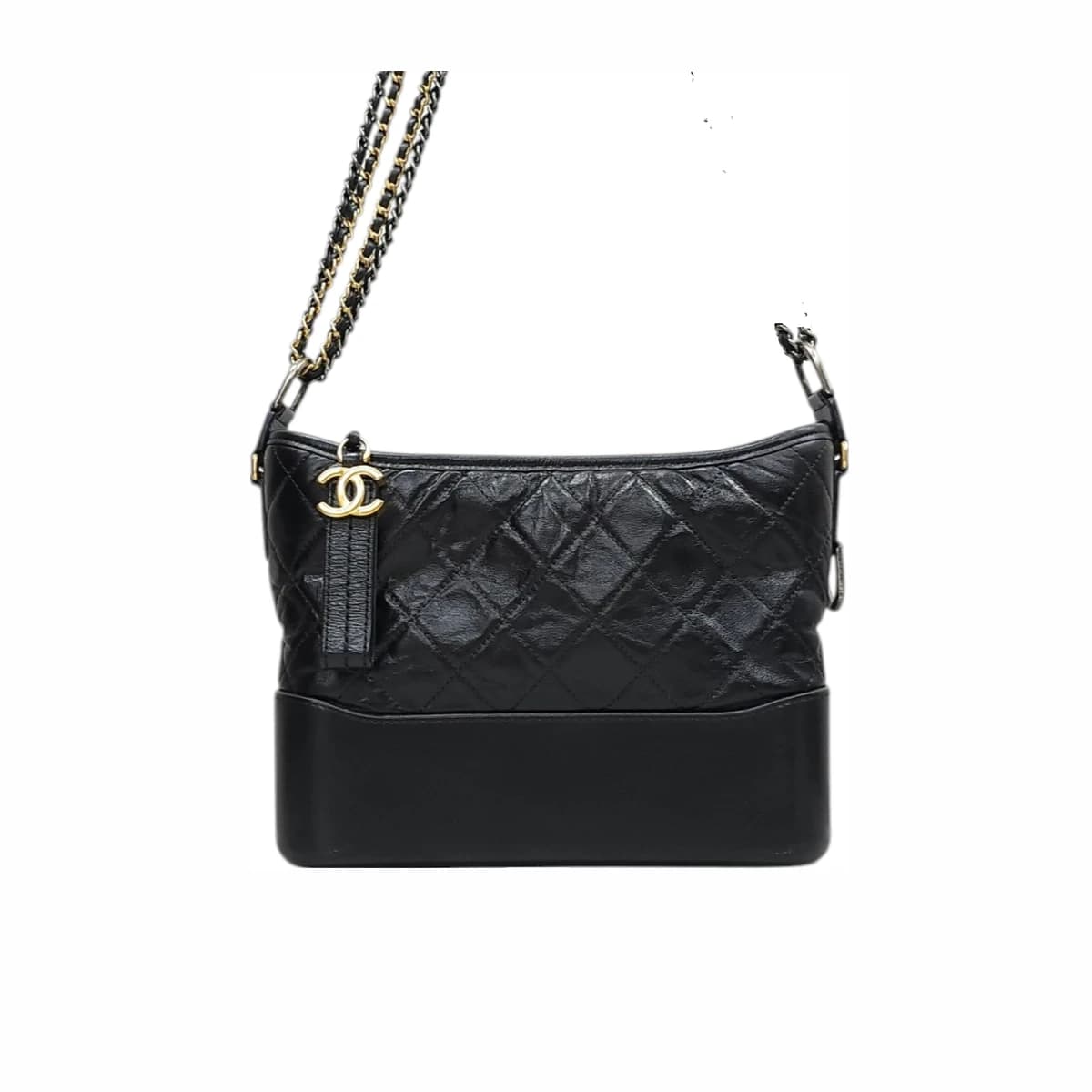 CHANEL 샤넬 블랙 가브리엘 호보백 M 25번대