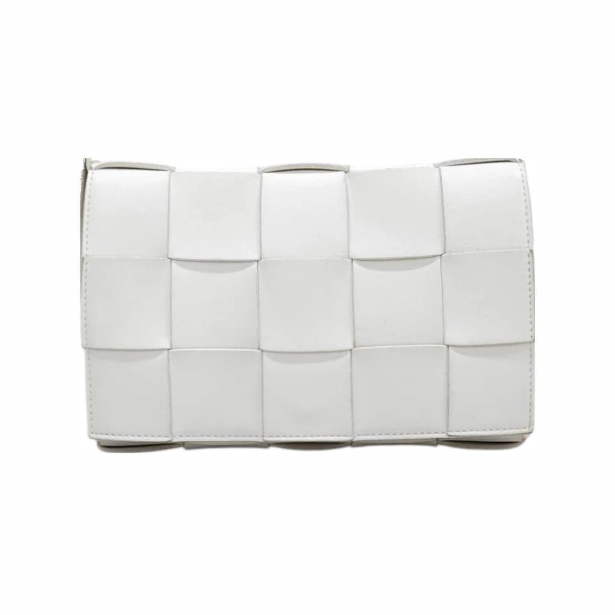 BOTTEGA VENETA 보테가 베네타 화이트 카세트 인트레치아토 크로스 바디백