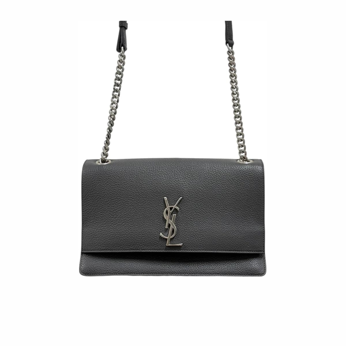 SAINT LAURENT 생로랑 그레이 선셋 미디엄 체인 숄더백