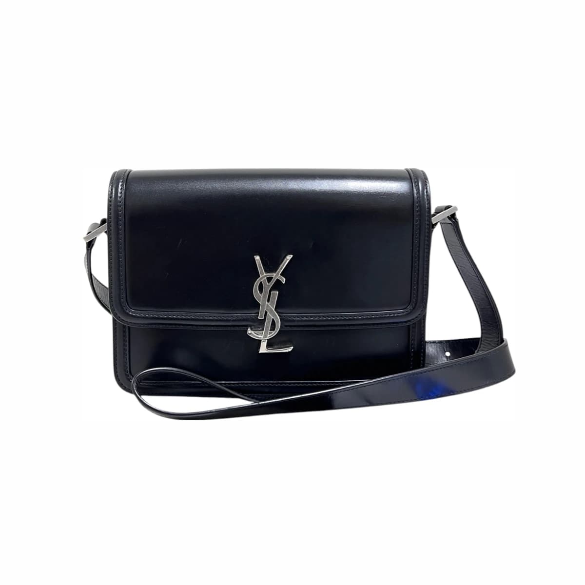 SAINT LAURENT 생로랑 솔페리노 사첼백 숄더백 미듐 블랙 가죽