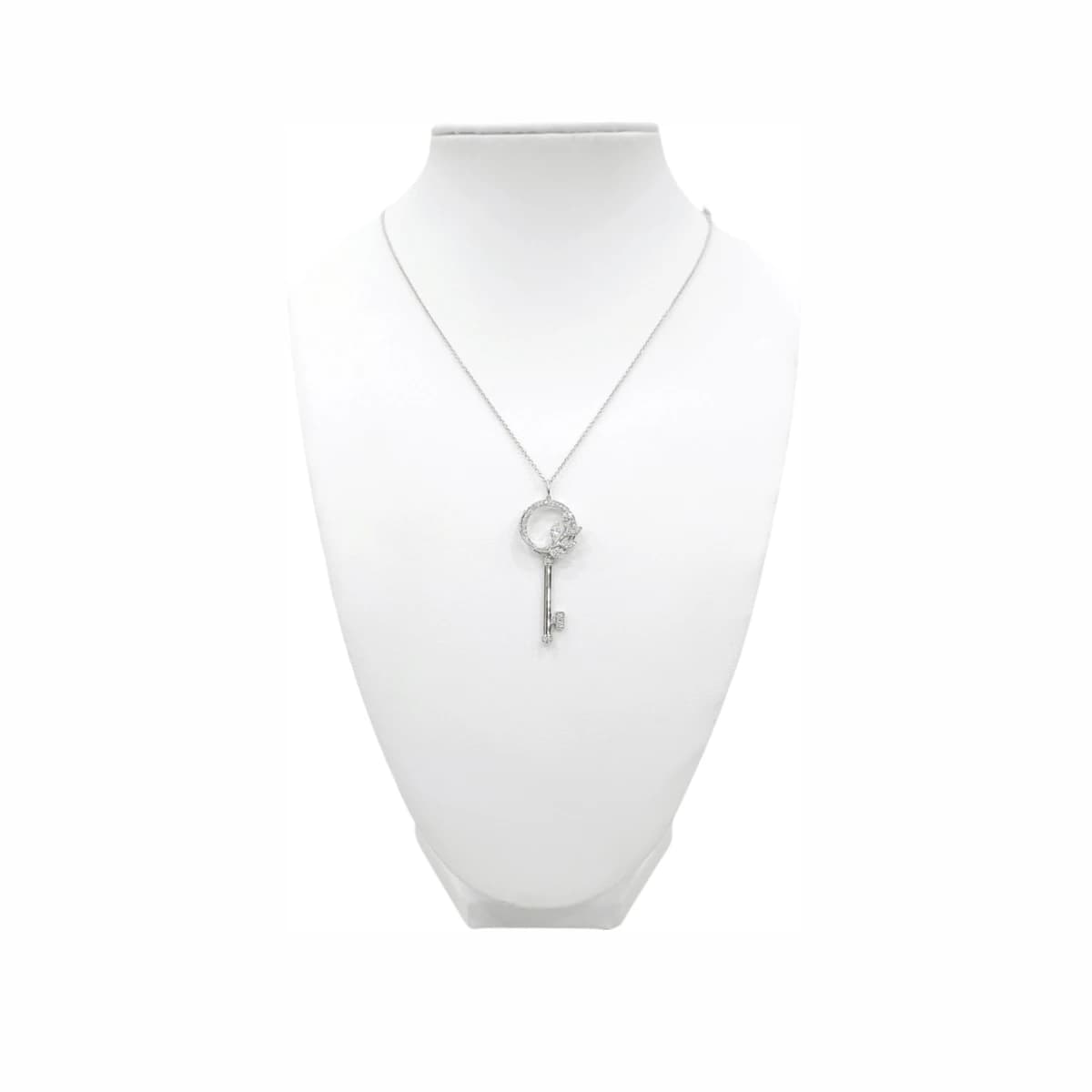 TIFFANY & CO. 티파니 빅토리아 다이아몬드 바인 서클 키체인 목걸이