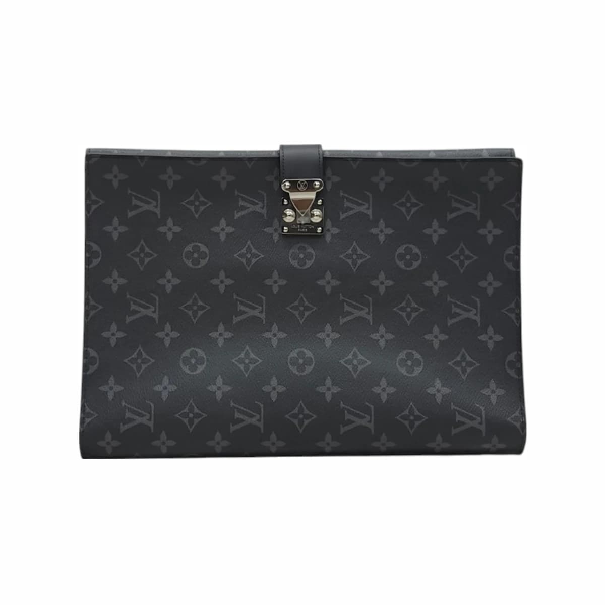 LOUIS VUITTON 루이비통 모노그램 이클립스 서류 태블릿 케이스 클러치 블랙