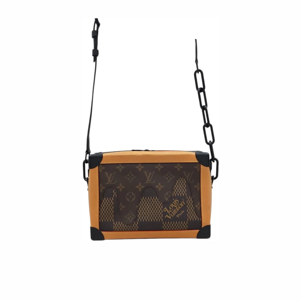 LOUIS VUITTON 루이비통X니고 한정판 모노그램 소프트 트렁크 메신저백