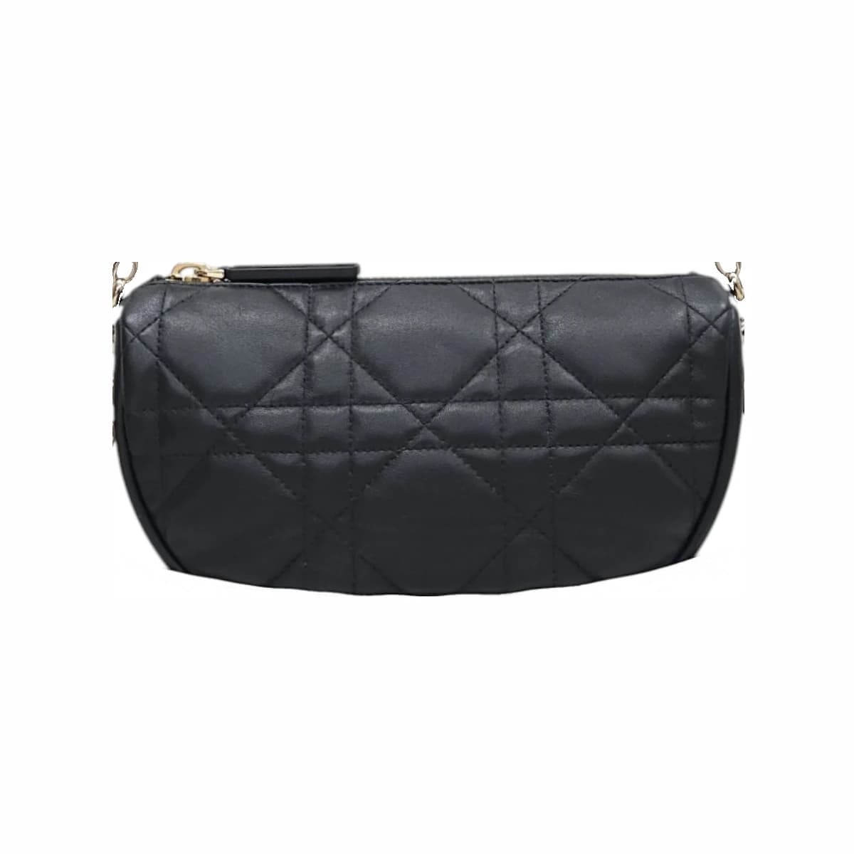 DIOR 디올 바이브 스몰 호보백 램스킨 블랙 까나쥬
