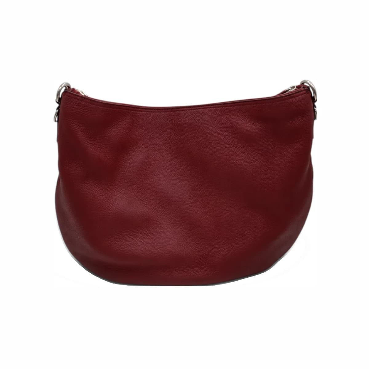 GUCCI 구찌 B 라지 레더 숄더백 로쏘 앙코라 레드 가죽