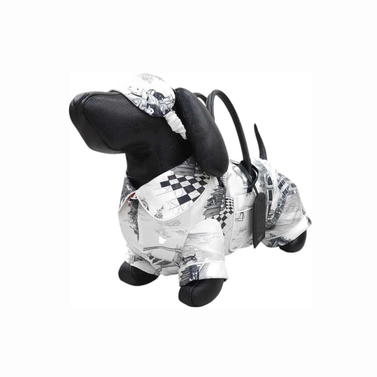 THOM BROWNE 톰브라운 한정판 헥터 레더 토트백 N355