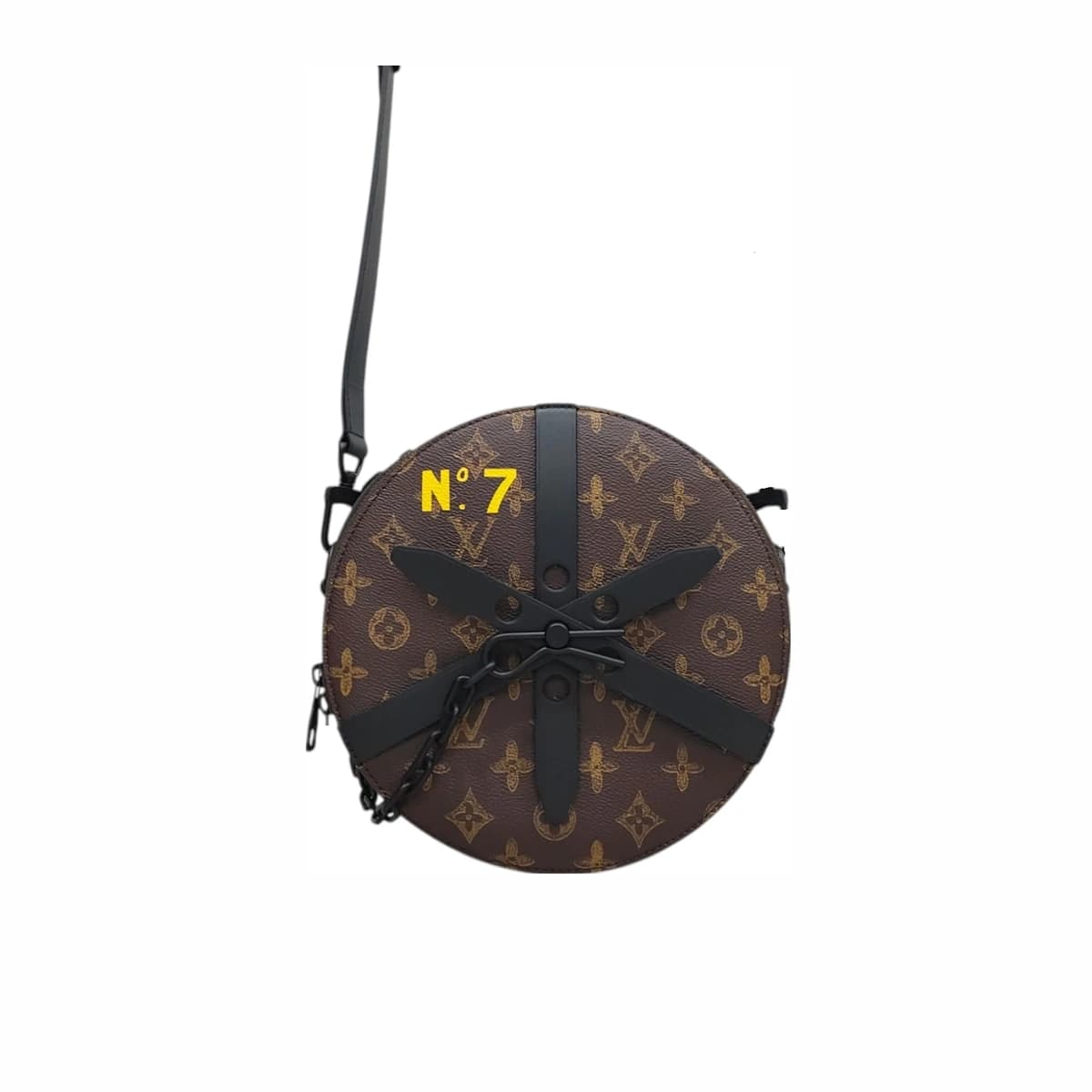 LOUIS VUITTON 루이비통 한정판 N07 모노그램 휠박스 크로스백
