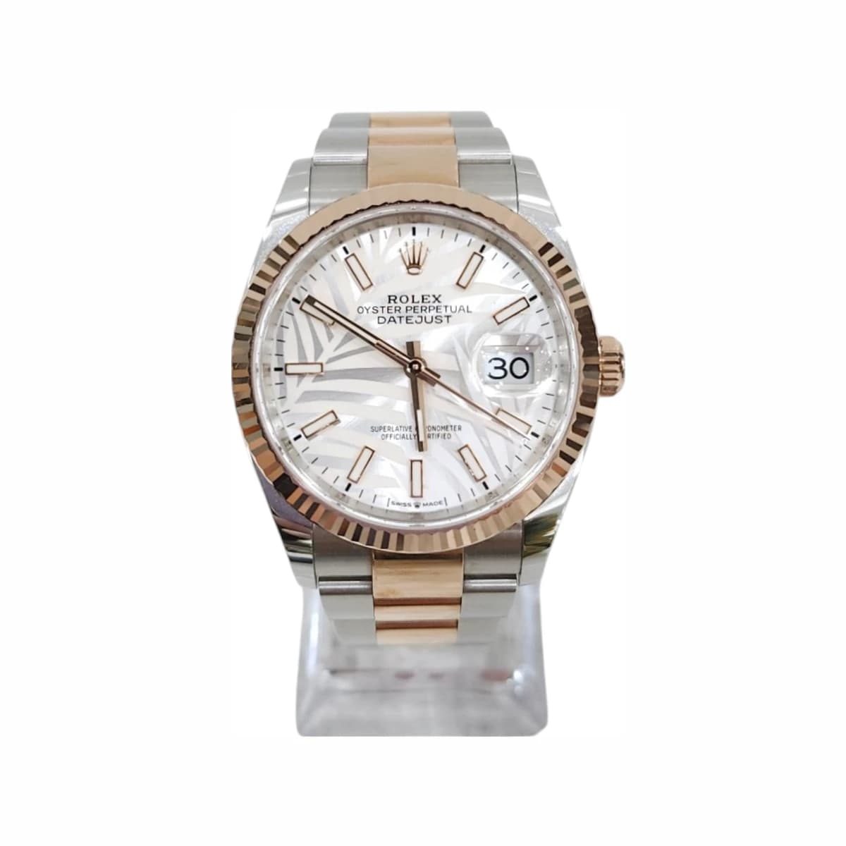 ROLEX 롤렉스 데이저스트 36MM 팜모티브 콤비 시계