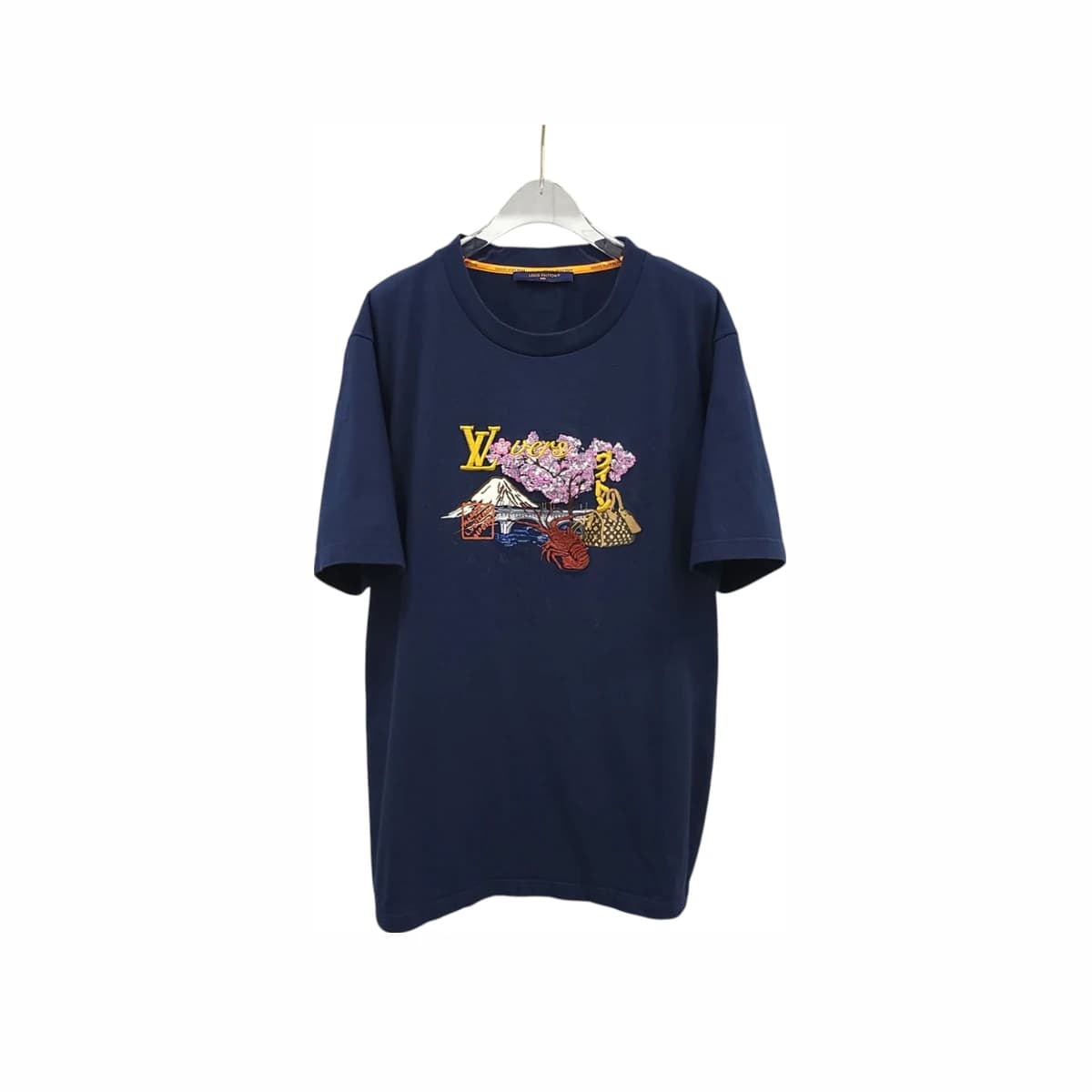 LOUIS VUITTON 루이비통 엠브로이더드 반팔 티셔츠 5L