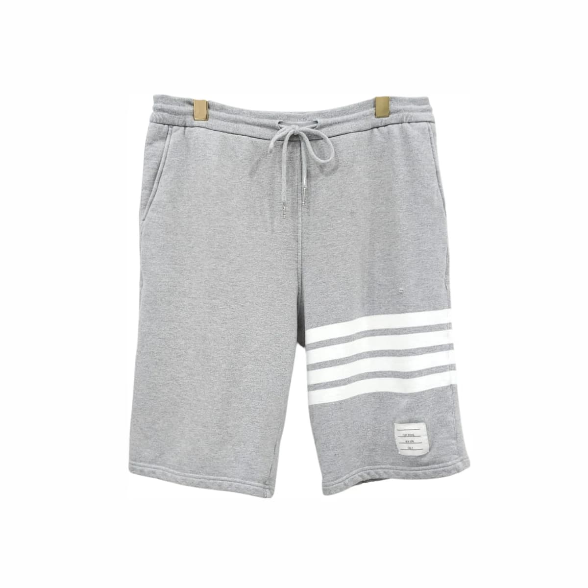 THOM BROWNE 톰브라운 그레이 사선 완장 반바지 3