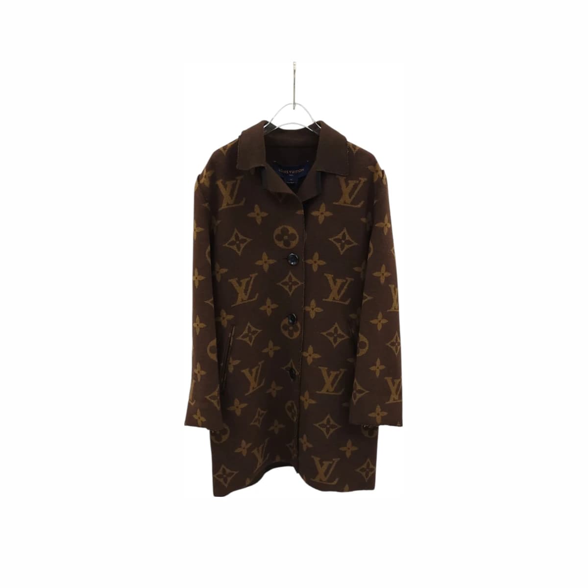 LOUIS VUITTON 루이비통 모노그램 로우 엣지 모노그램 코트 34 브라운