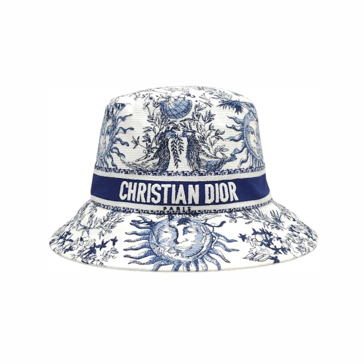 DIOR 디올 D 바비 트왈드주이 쏠레이 스몰 버킷햇 58