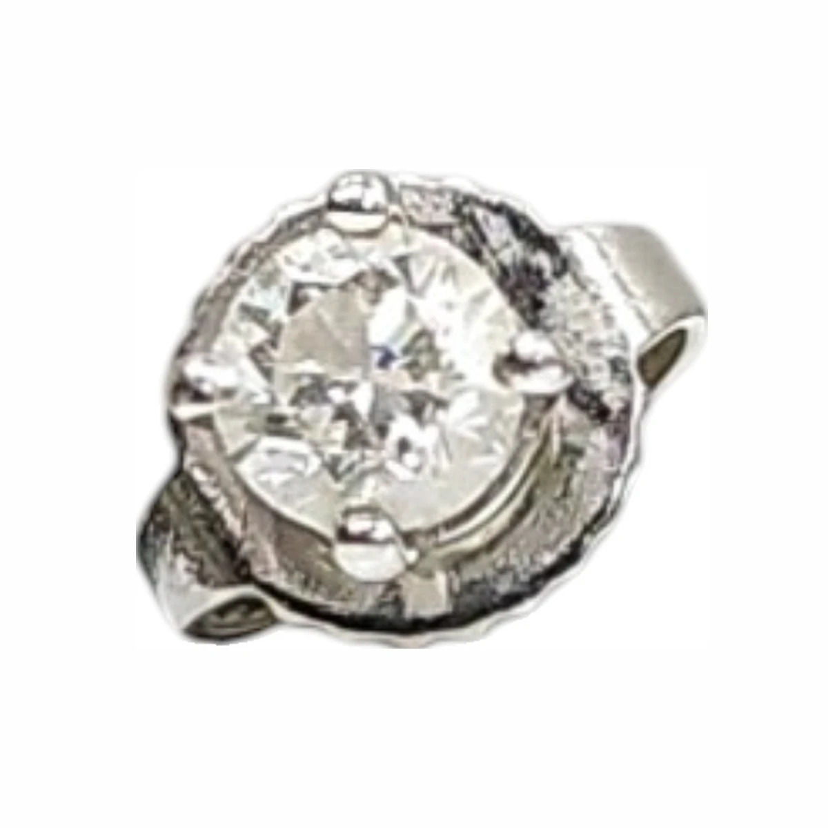 TIFFANY & CO. 티파니앤코 플래티늄 솔리테어 다이아몬드 1P 스터드 이어링