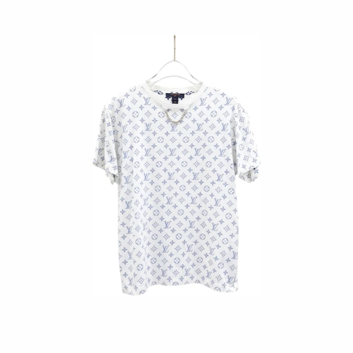 LOUIS VUITTON 루이비통 LV 에스칼프린 프린티드 모노그램 반팔티셔츠 M