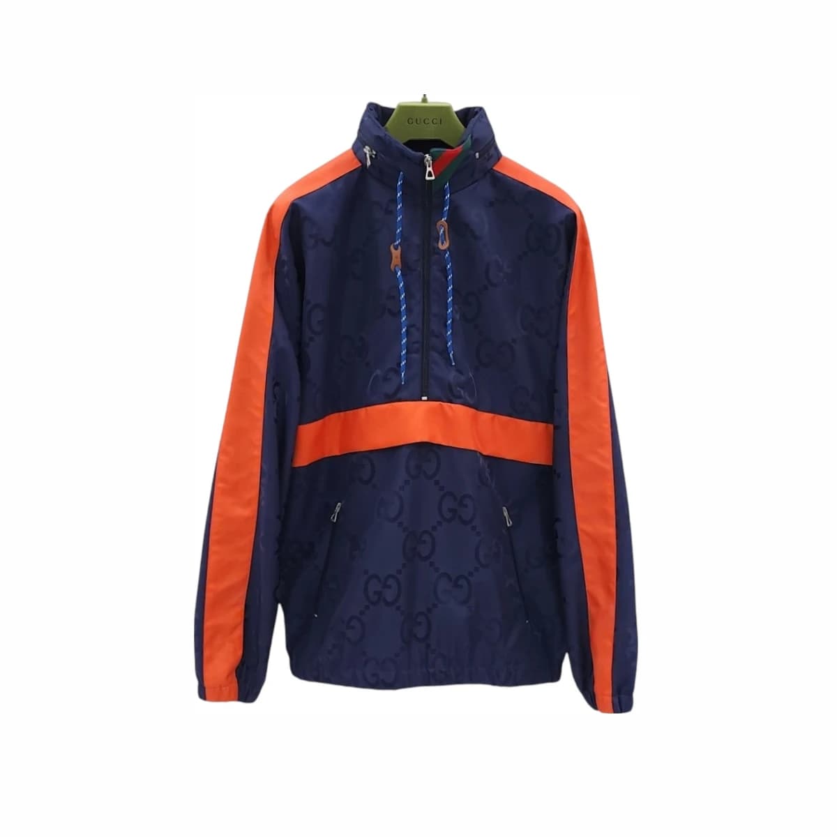 GUCCI 구찌 GG 점보 나일론 후드 아노락 자켓 48