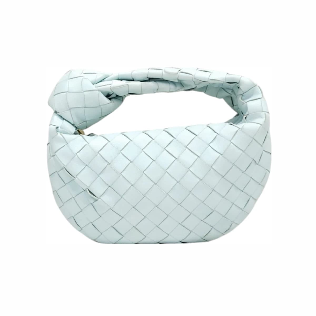 BOTTEGA VENETA 보테가베네타 미니 조디백 틸워시드 하늘색