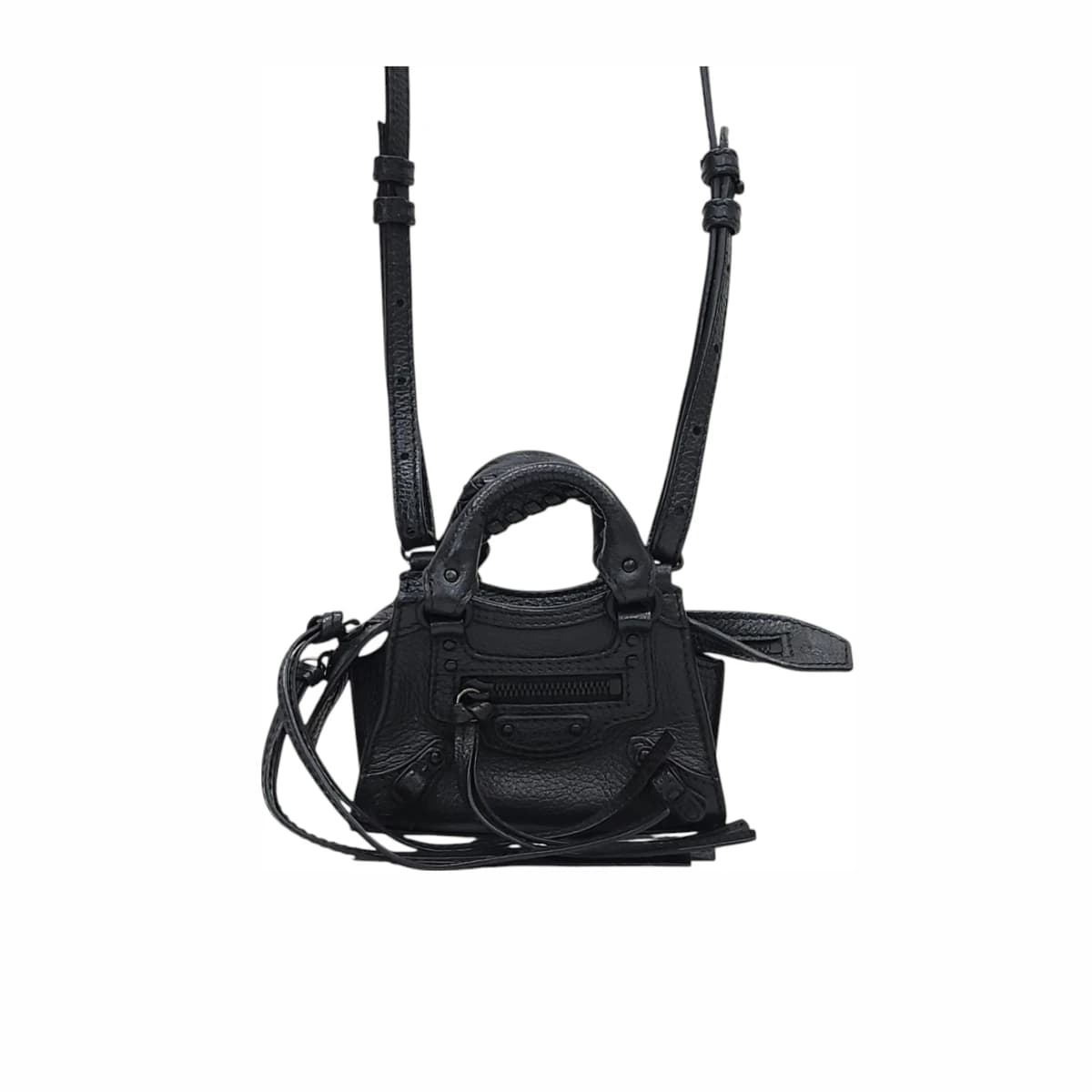 BALENCIAGA 발렌시아가 네오 클래식 슈퍼 나노백 블랙