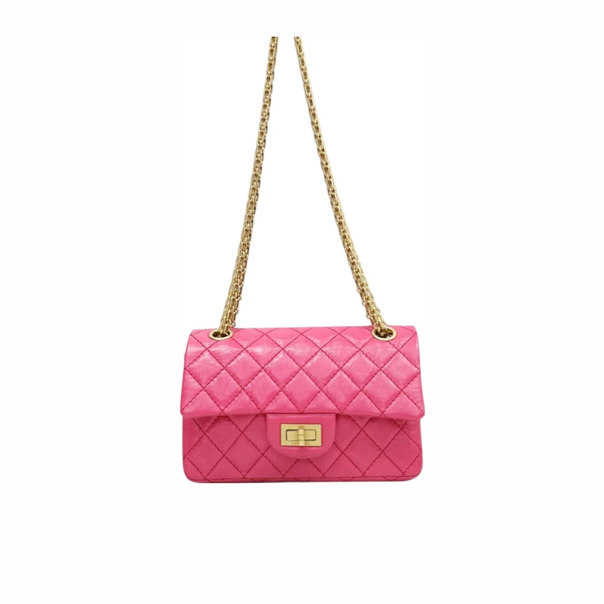 CHANEL 샤넬 핑크2. 55 빈티지 미니 플랩백 30번대