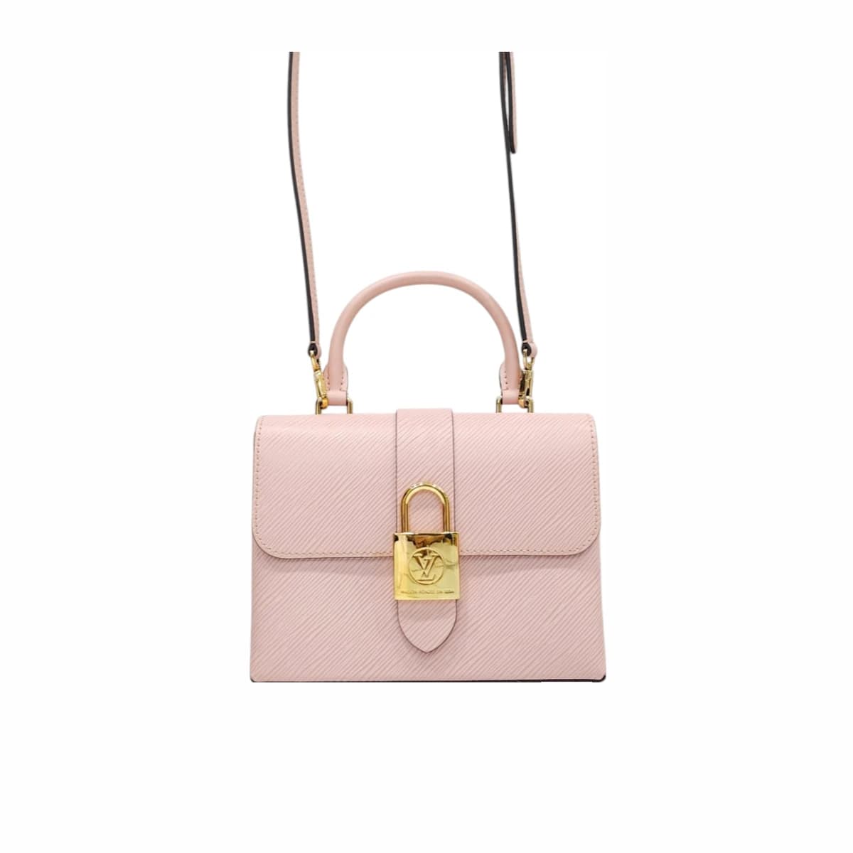 LOUIS VUITTON 루이비통 록키 BB 에피 숄더백 로즈 발레린 핑크 에삐