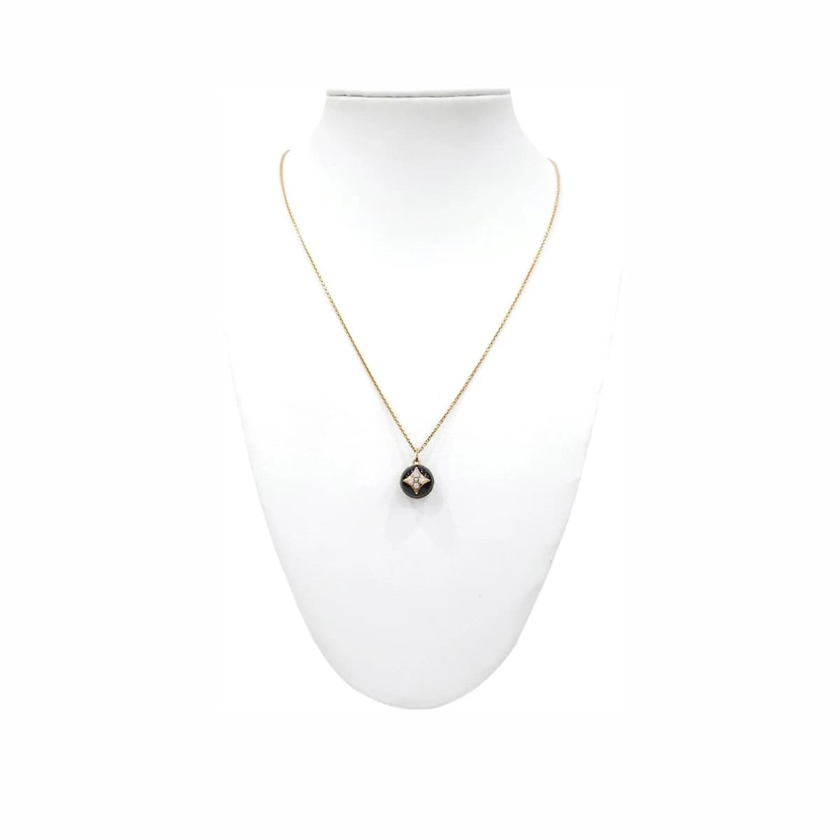 LOUIS VUITTON 루이비통 B 블라썸 펜던트 다이아 목걸이 18K 옐로우 골드 18K 옐로골드