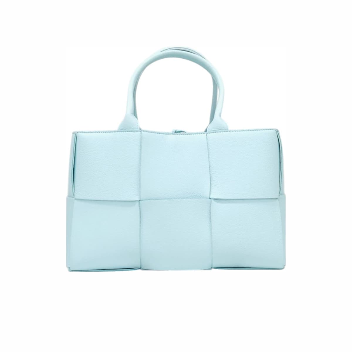 BOTTEGA VENETA 보테가베네타 아르코 레더 스몰 토트백 페일블루