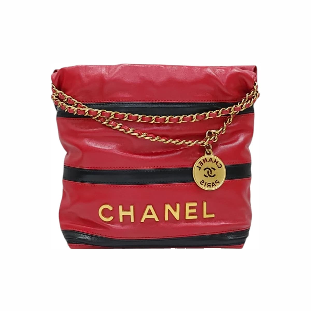CHANEL 샤넬 스몰 가브리엘백팩 트위드 빈티지 카프스킨