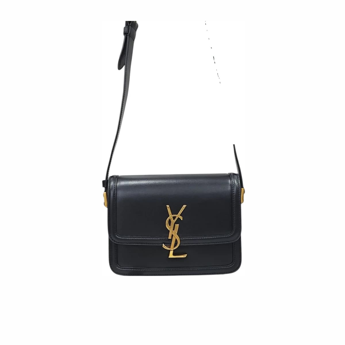 SAINT LAURENT 생로랑 솔페리노 스몰 사첼백 블랙 금장