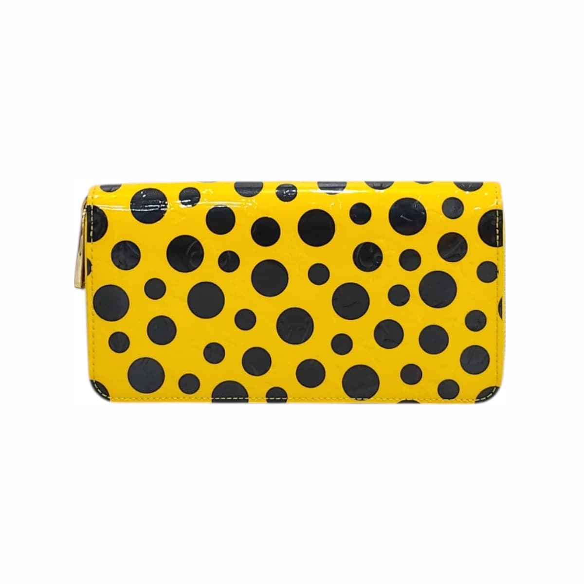 LOUIS VUITTON 루이비통 X 쿠사마야요이 한정판 도트 인피니티 지퍼 장지갑